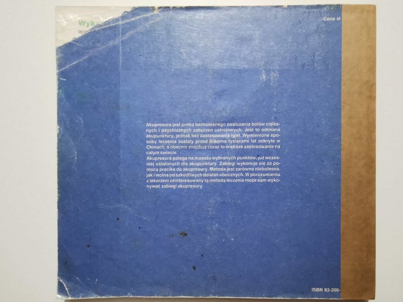 AKUPRESURA - Dr med. Frank R. Bahr 1988