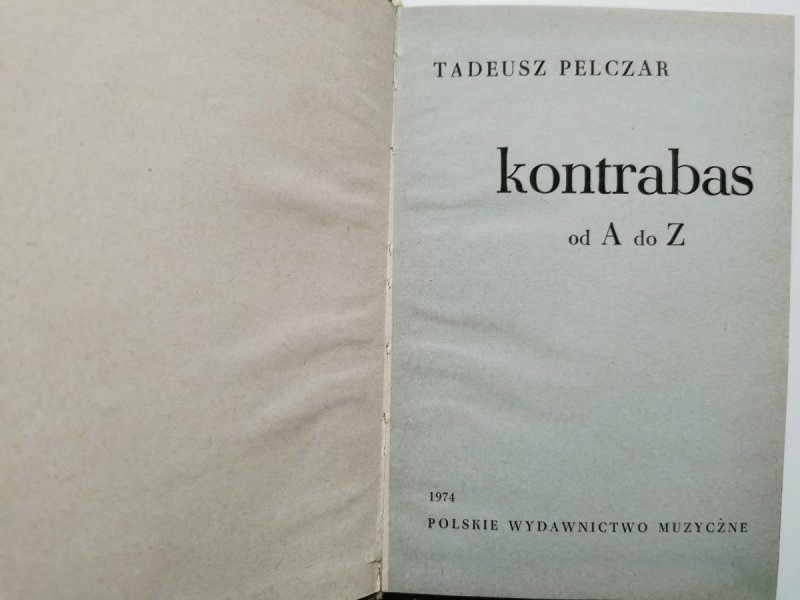 Kontrabas - Tadeusz Pelczar