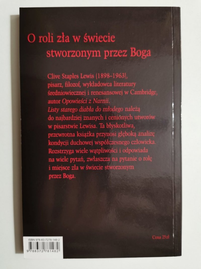 LISTY STAREGO DIABŁA DO MŁODEGO - Lewis