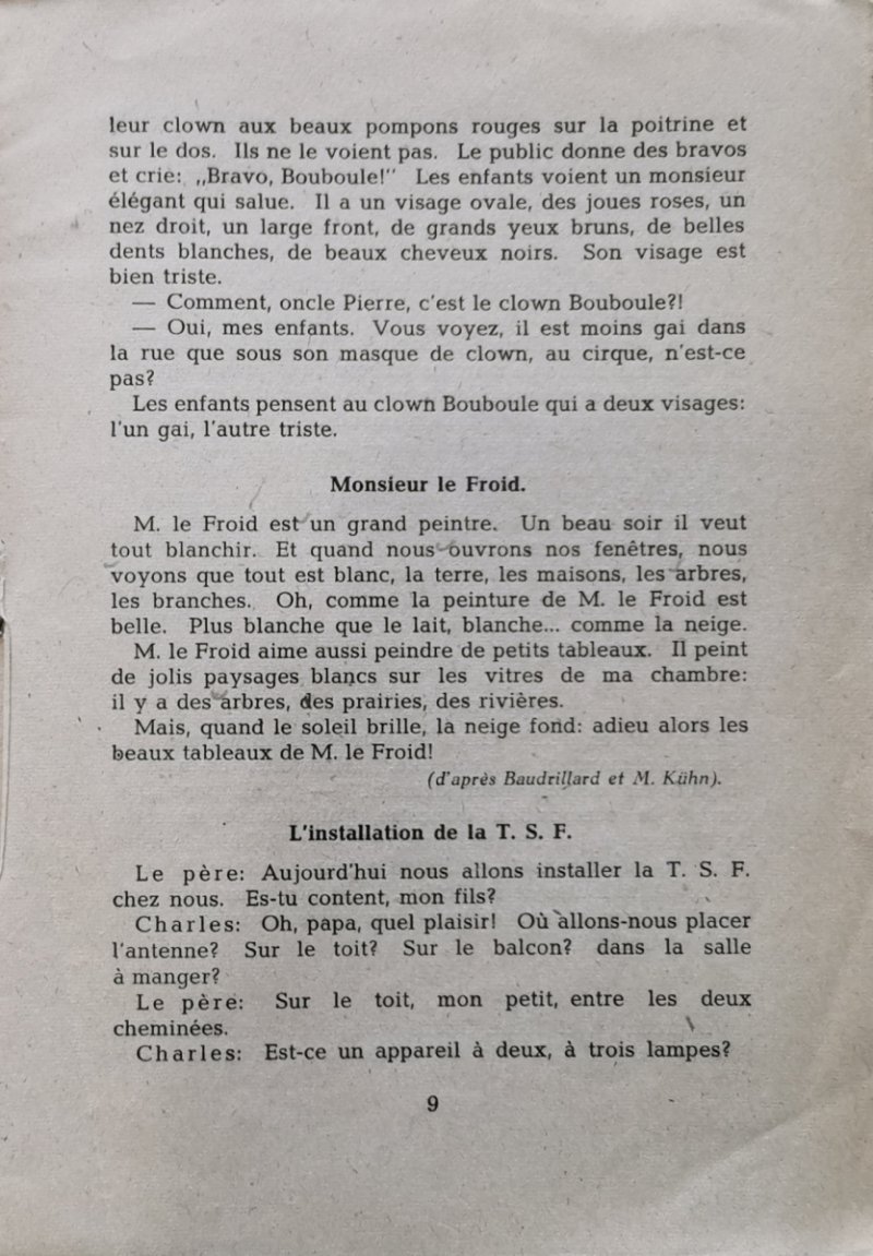 PARLONS FRANCAIS. WYCIĄG Z PODRĘCZNIKA DO NAUKI JĘZYKA FRANCUSKIEGO DLA I-SZEJ KLASY GIMNAZJALNEJ