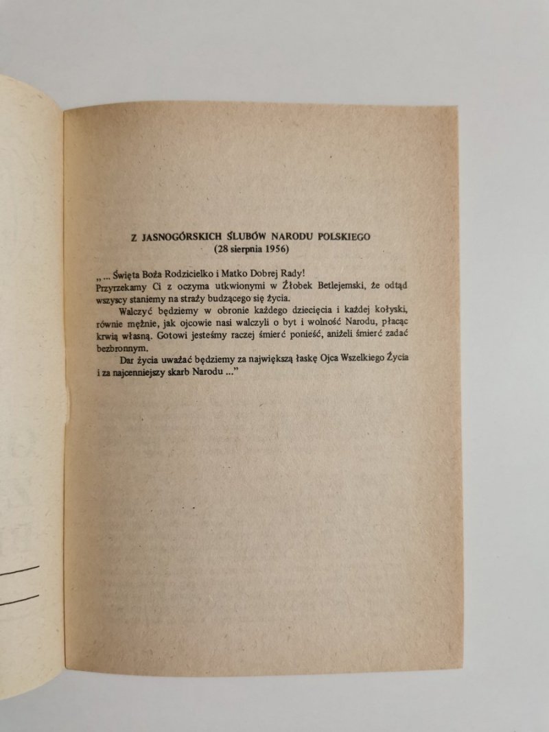 OCAL ŻYCIE BEZBRONNEMU PRO FAMILIA 3 - Dr med. Rafał Michalik 1985