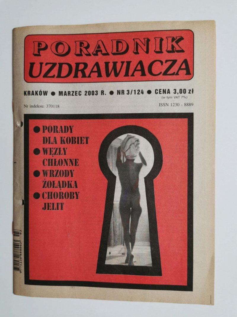PORADNIK UZDRAWIACZA NR 3/124 MARZEC 2003 r.