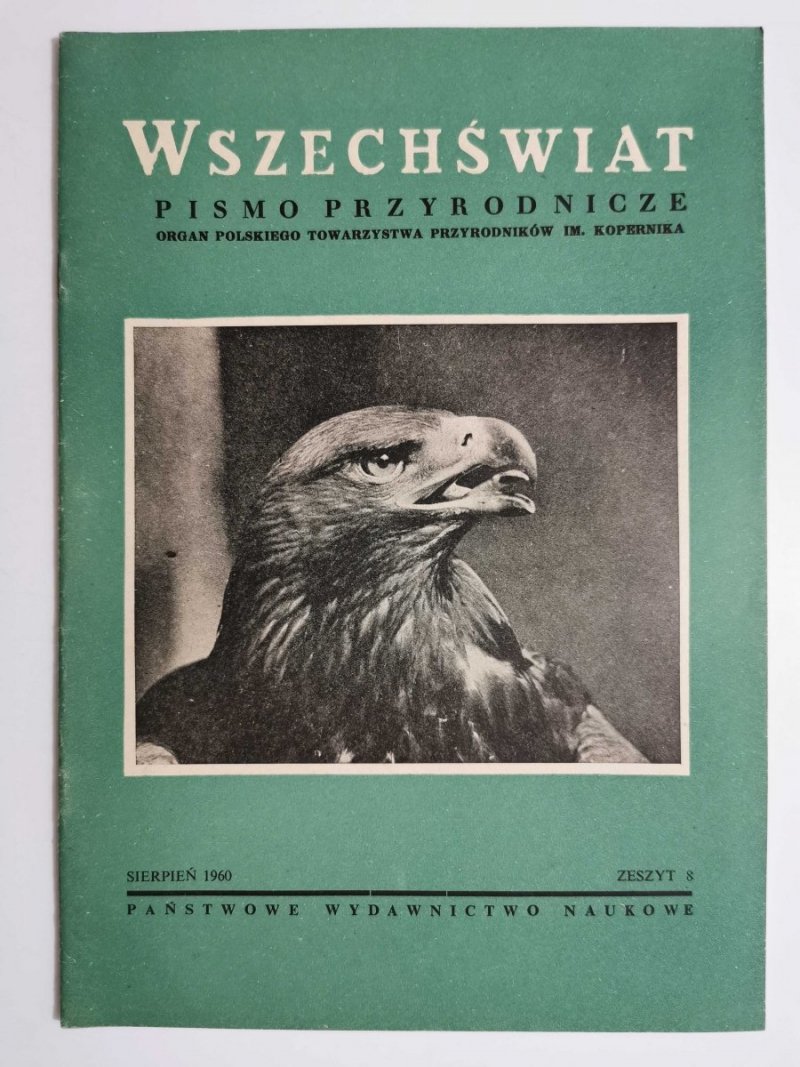 WSZECHŚWIAT. PISMO PRZYRODNICZE zeszyt 8 1960