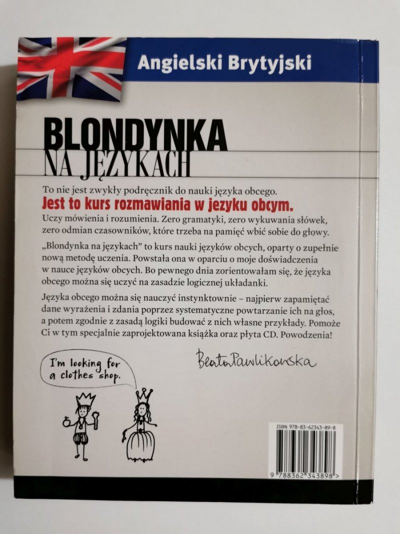 BLONDYNKA NA JĘZYKACH. ANGIELSKI BRYTYJSKI - Beata Pawlikowska 