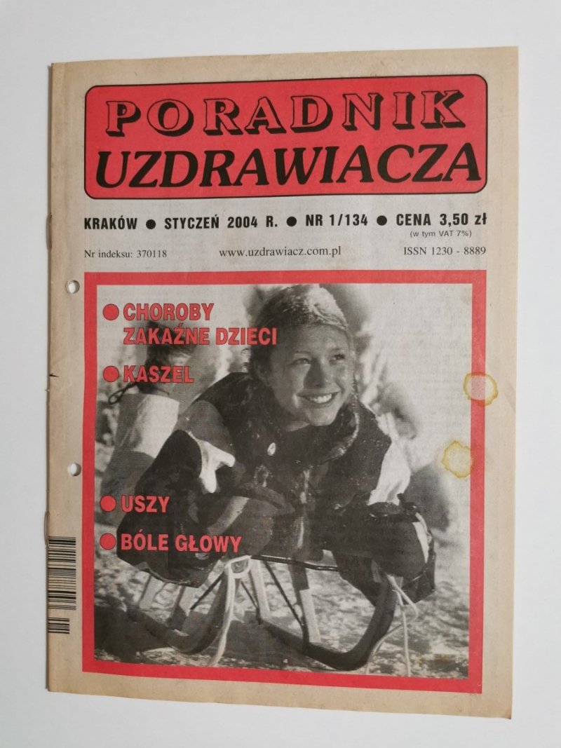 PORADNIK UZDRAWIACZA NR 1/134 STYCZEŃ 2004 r.