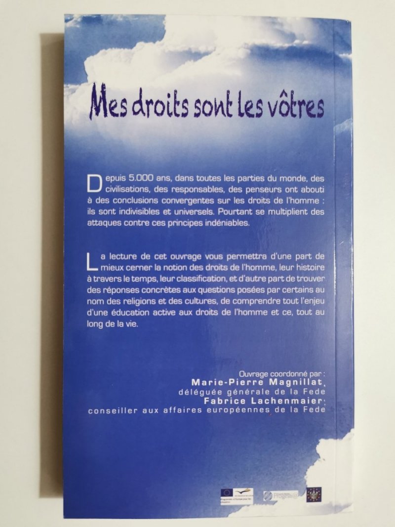 MES DROITS SONT LES VÓTRES MES DROITS SONT LES VÓTRES 2011
