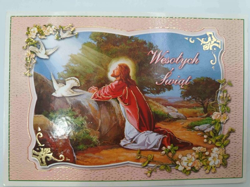 WESOŁYCH ŚWIĄT KLĘCZĄCY JEZUS