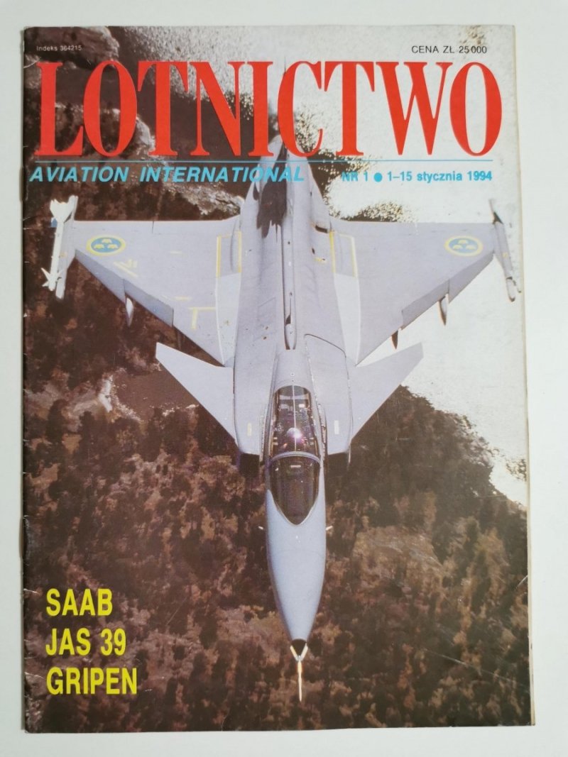 LOTNICTWO NR 1 1-15 STYCZNIA 1994