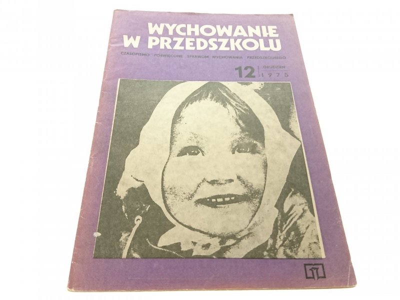 WYCHOWANIE W PRZEDSZKOLU 12 GRUDZIEŃ 1975