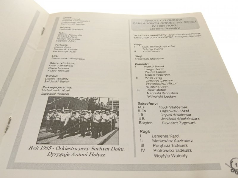 50 LAT ZAKŁADOWEJ ORKIESTRY DĘTEJ STOCZNI GDYNIA