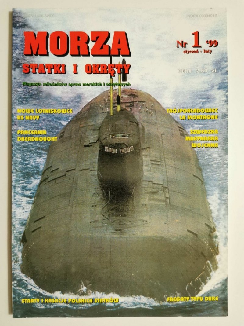MORZA STATKI I OKRĘTY NR 1'99 STYCZEŃ-LUTY 