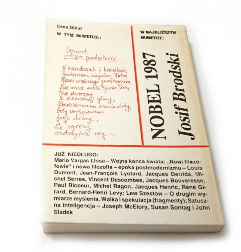 LITERATURA NA ŚWIECIE NR 6 (203) CZERWIEC 1988