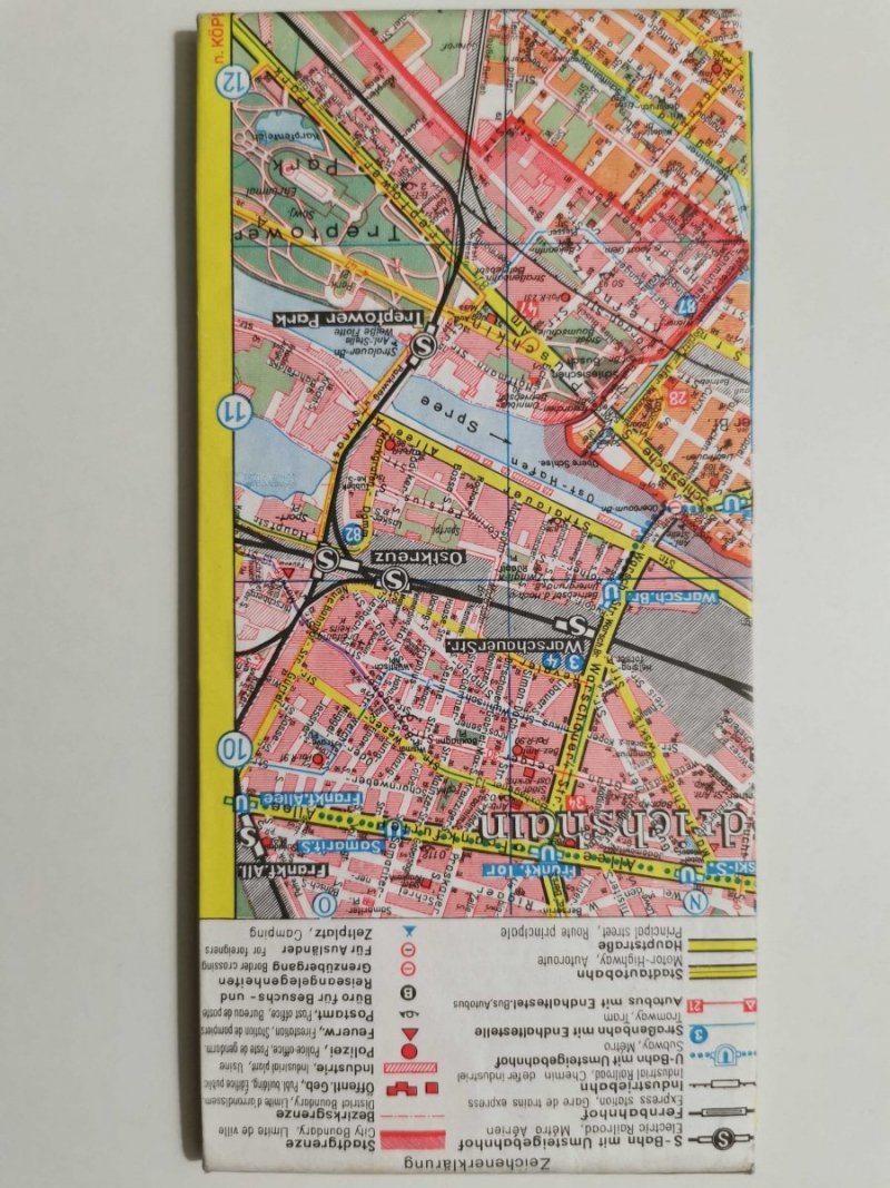 BERLIN STADTPLAN. CITY MAP 