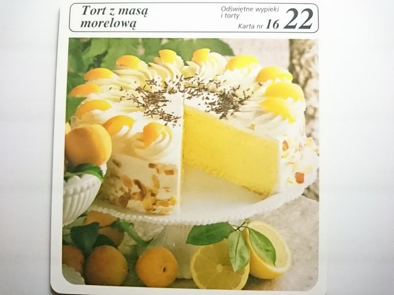 KARTA KULINARNA NR 16 TORT Z MASĄ MORELOWĄ