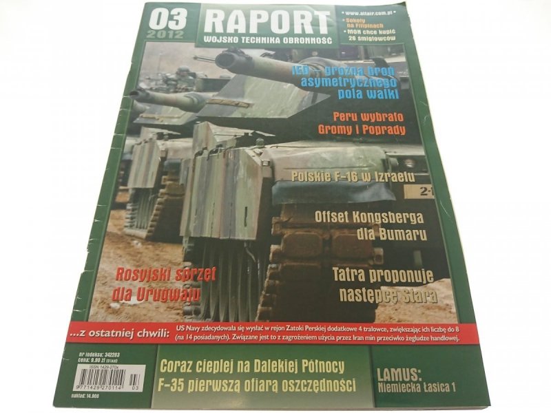 RAPORT. WOJSKO TECHNIKA OBRONNOŚĆ 03 2012