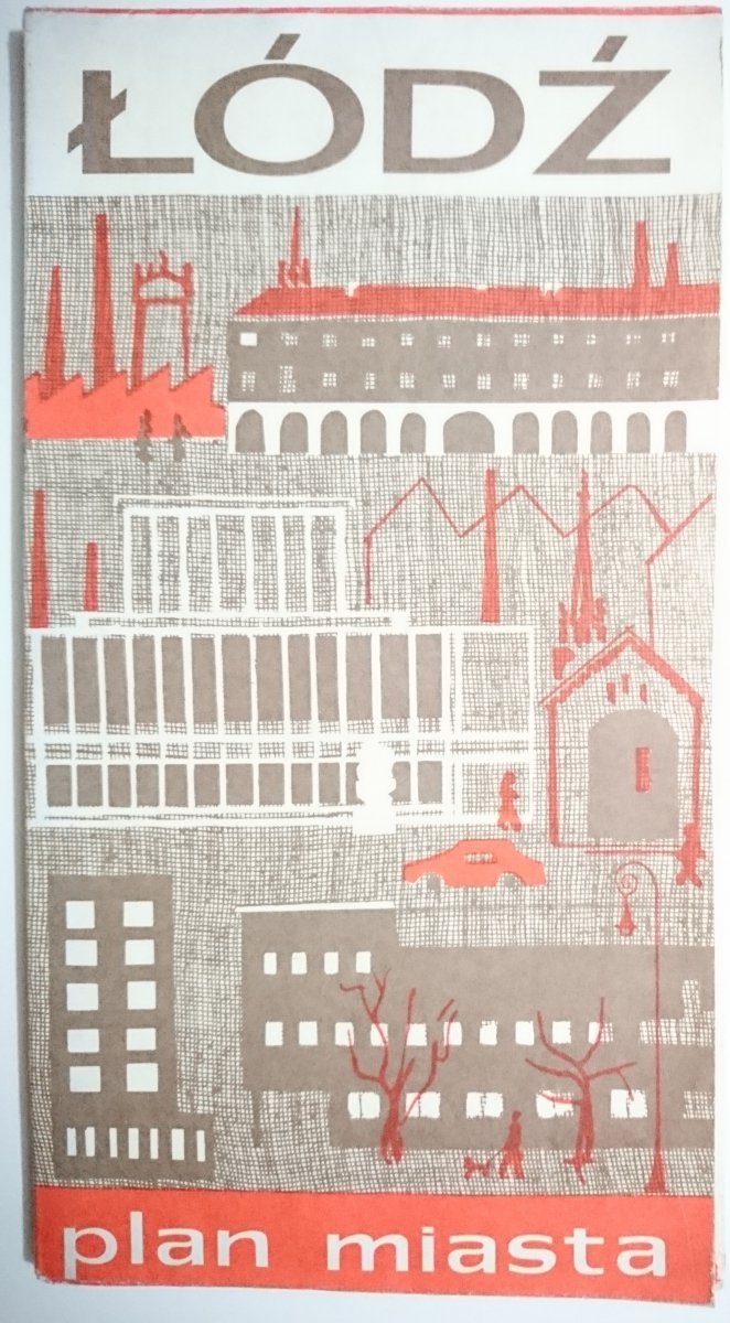 ŁÓDŹ. PLAN MIASTA 1984