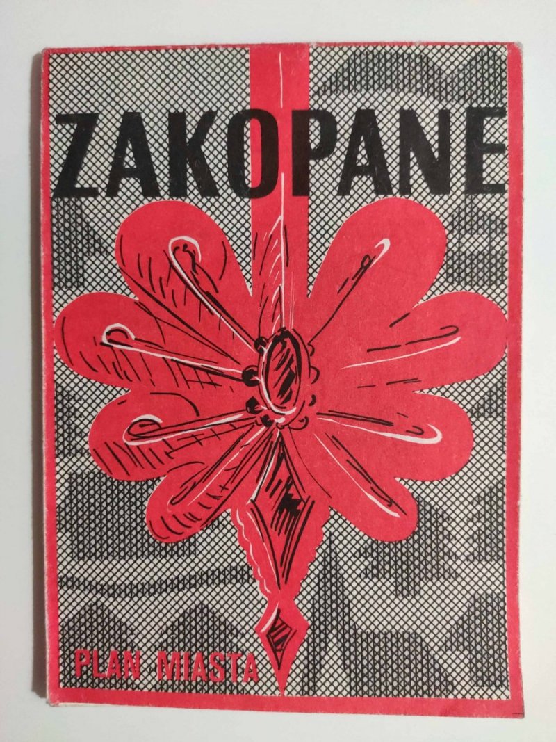 ZAKOPANE PLAN MIASTA 1987