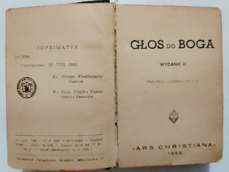 GŁOS DO BOGA - Ks. J. S 1952
