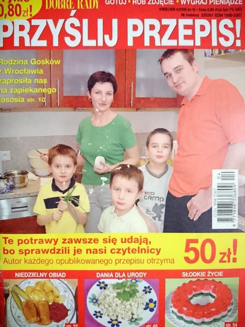 PRZYŚLIJ PRZEPIS! 4-2008