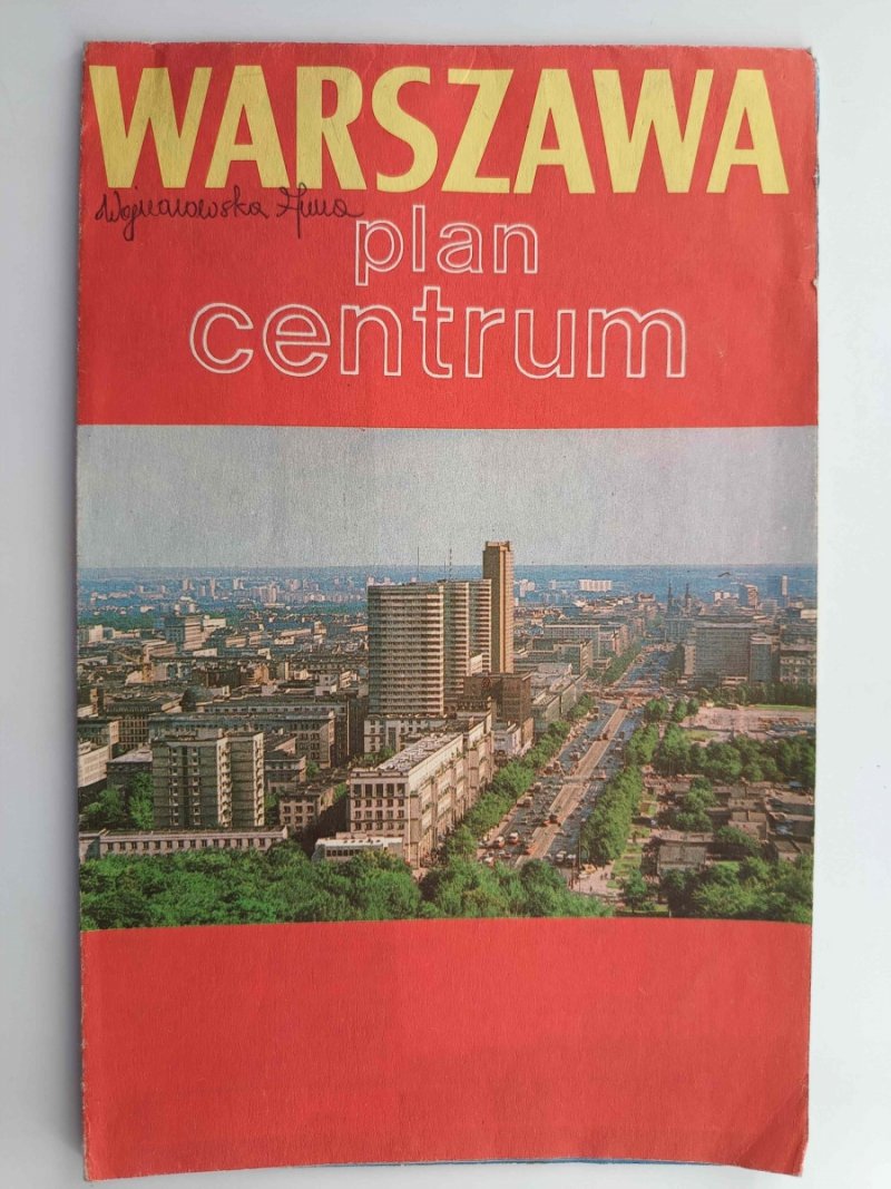 WARSZAWA PLAN MIASTA CZ