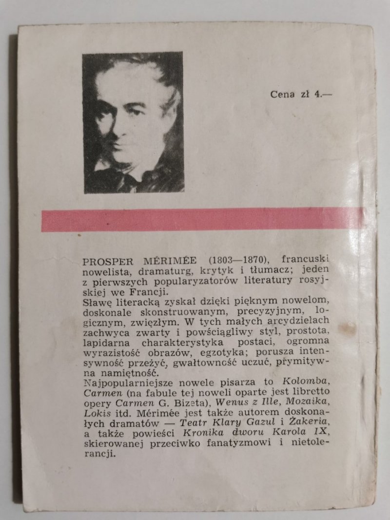 PODWÓJNA OMYŁKA - Prosper Merimee 1969