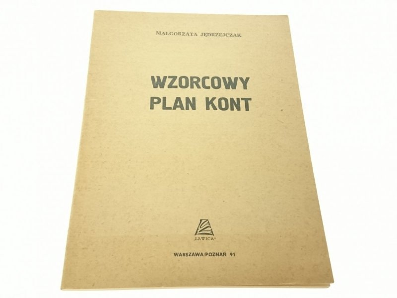 WZORCOWY PLAN KONT - Małgorzata Jędrzejczak