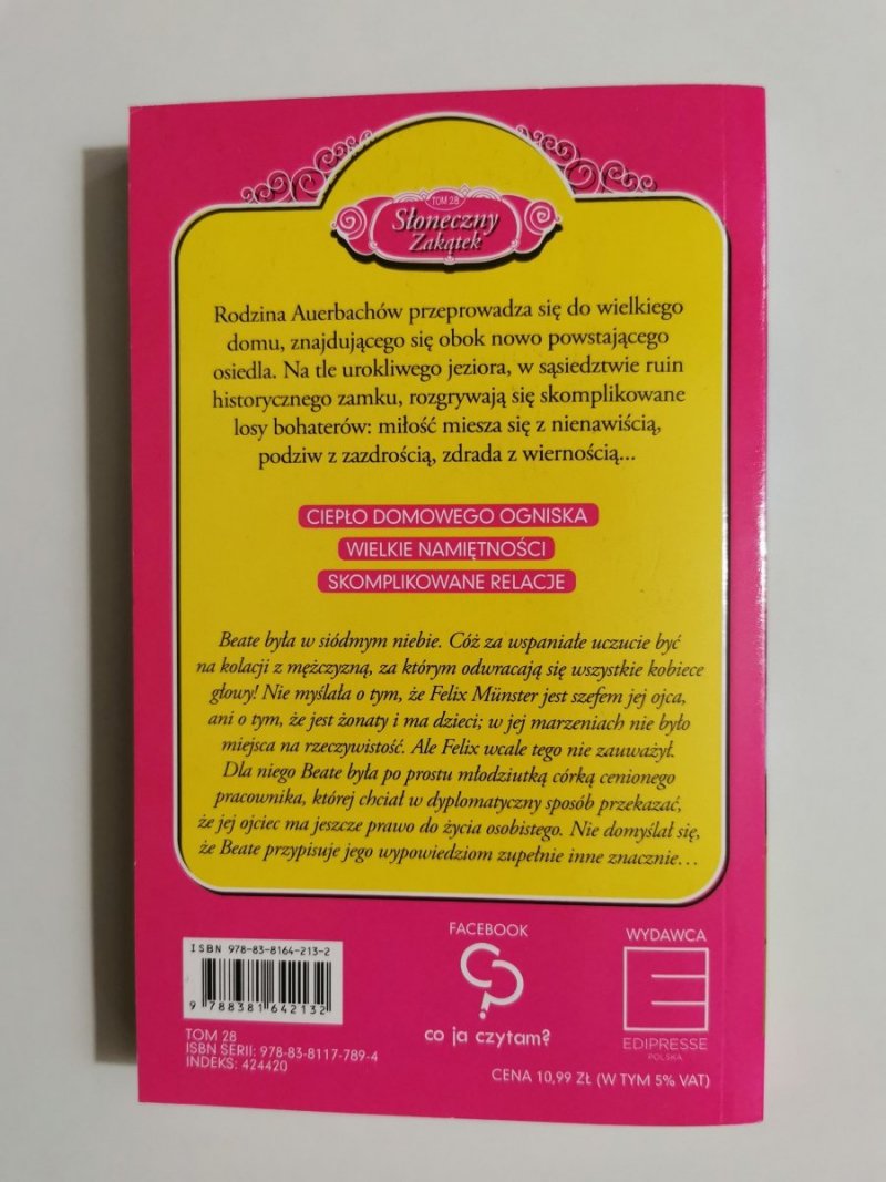 SŁONECZNY ZAKĄTEK TOM 28 W POSZUKIWANIU SENSU - Patricia Vandenberg 2019