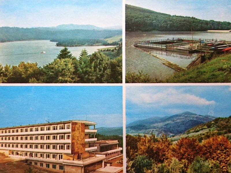 BIESZCZADY. ZALEW SOLIŃSKI. DOM... FOT. RACZKOWSKI