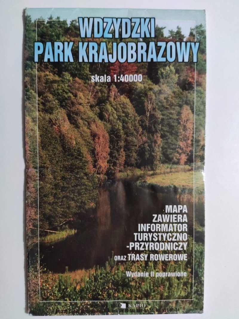 WDZYDZKI PARK KRAJOBRAZOWY 1:40000