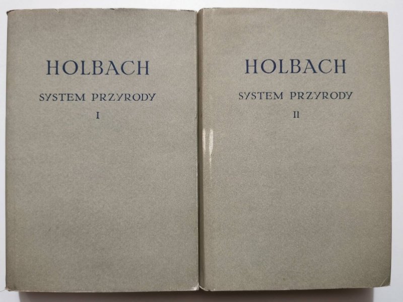 SYSTEM PRZYRODY tom I i II - HOLBACH