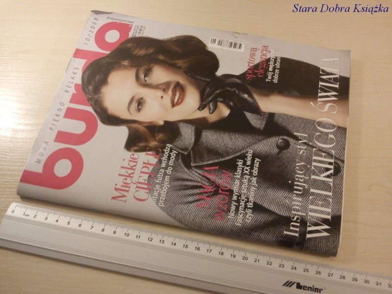 BURDA 10/2008 INSPIRUJĄCY STYL WIELKIEGO ŚWIATA