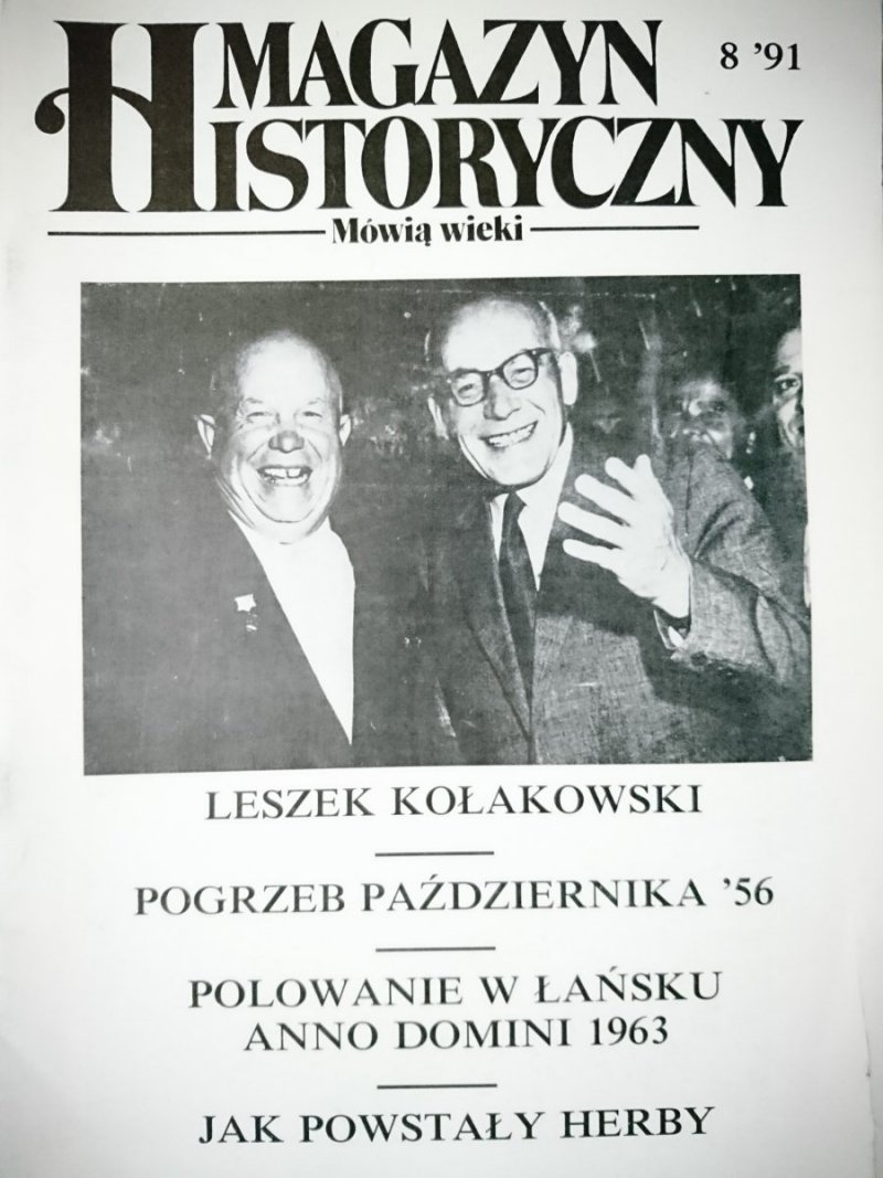 MAGAZYN HISTORYCZNY MÓWIĄ WIEKI NR 8'91