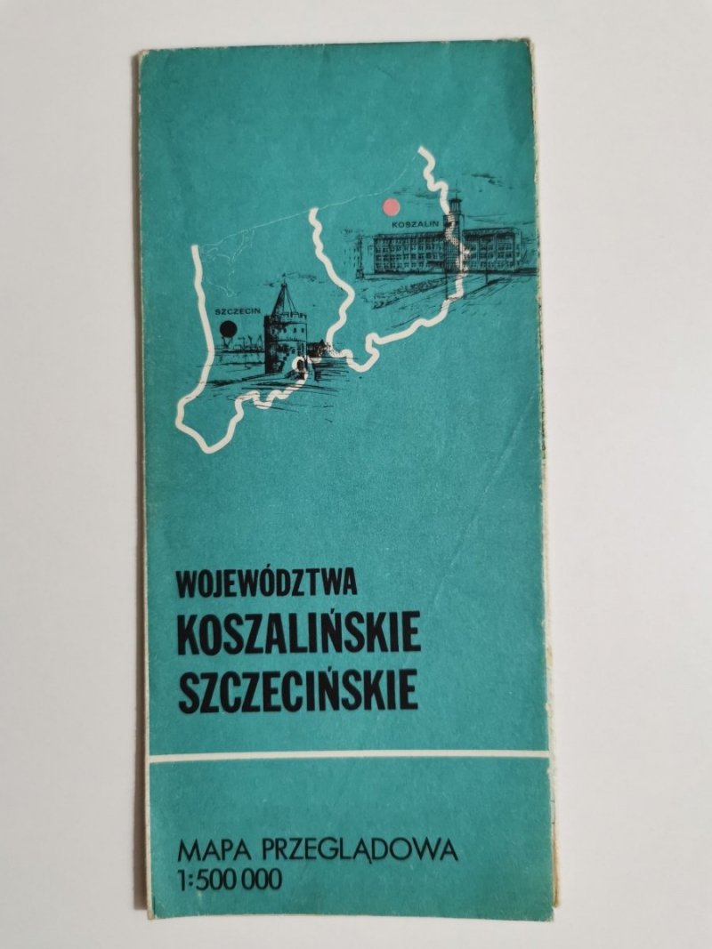 WOJEWÓDZTWA KOSZALIŃSKIE SZCZECIŃSKIE 1: 500 000 1982