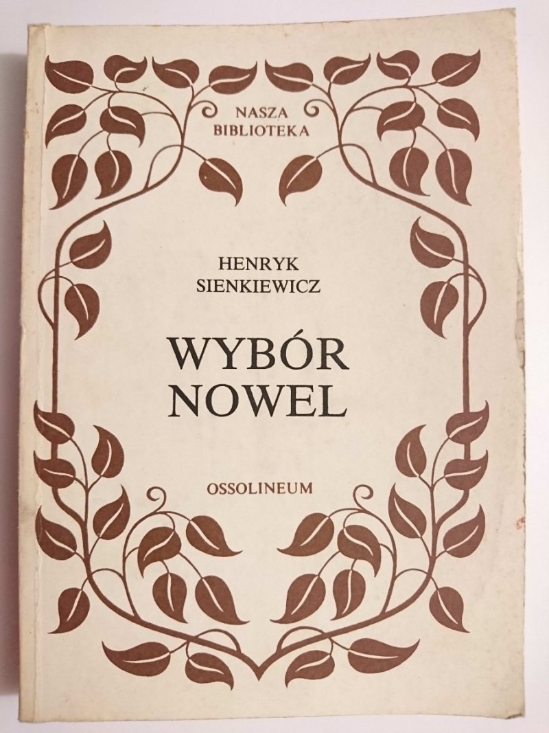 WYBÓR NOWEL - Henryk Sienkiewicz 1989
