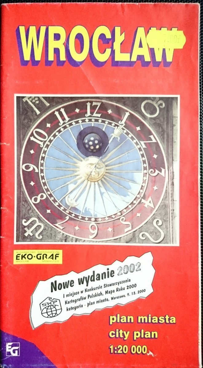 WROCŁAW. PLAN MIASTA 1: 20 000