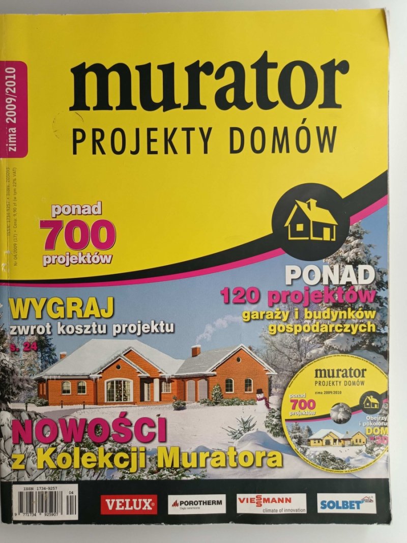 MURATOR PROJEKTY DOMÓW ZIMA 2009/2010