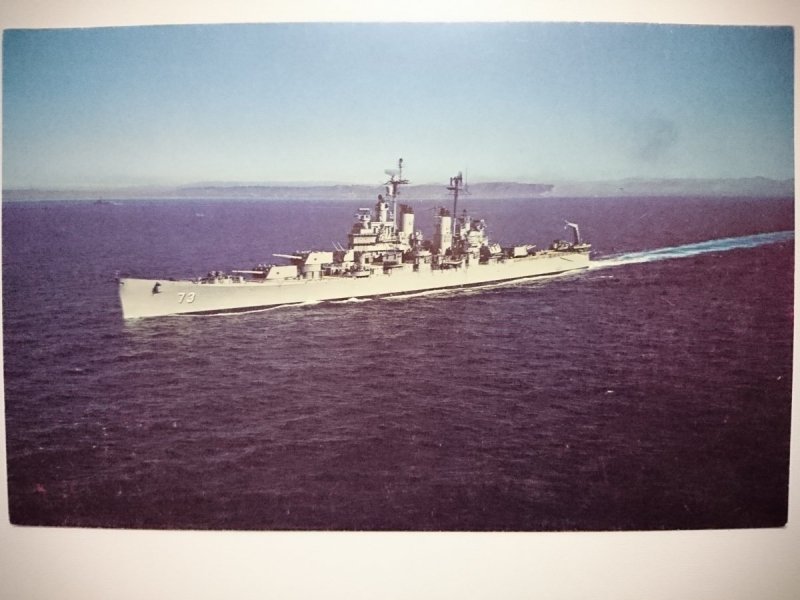U. S. S. ST. PAUL CA-73 HEAVY CRUISER OF THE BALTIMORE CLAS. COMMISIONED 17 FEB 1945