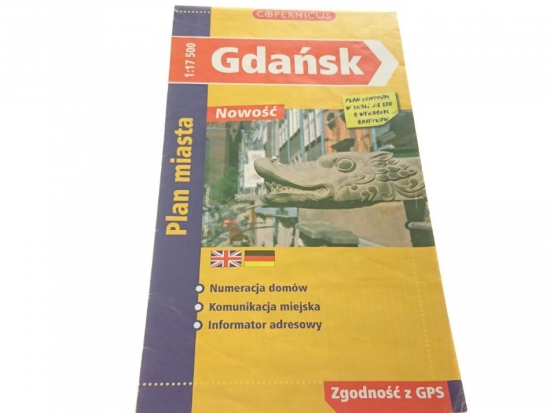 GDAŃSK. PLAN MIASTA 1: 17 500