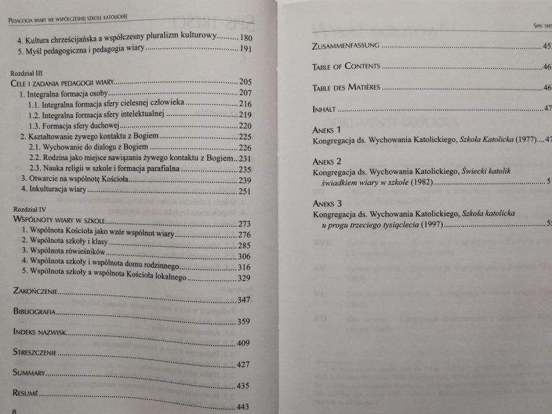 PEDAGOGIKA WIARY WE WSPÓŁCZESNEJ SZKOLE KATOLICKIEJ - Ks. Wojciech Cichosz 2010