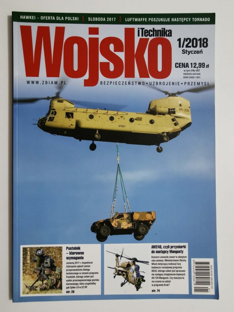 WOJSKO I TECHNIKA NR 1/2018 STYCZEŃ 