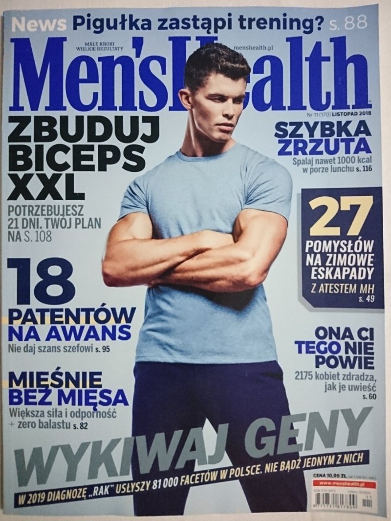 MEN'S HEALTH NR 11 (170) LISTOPAD 2018