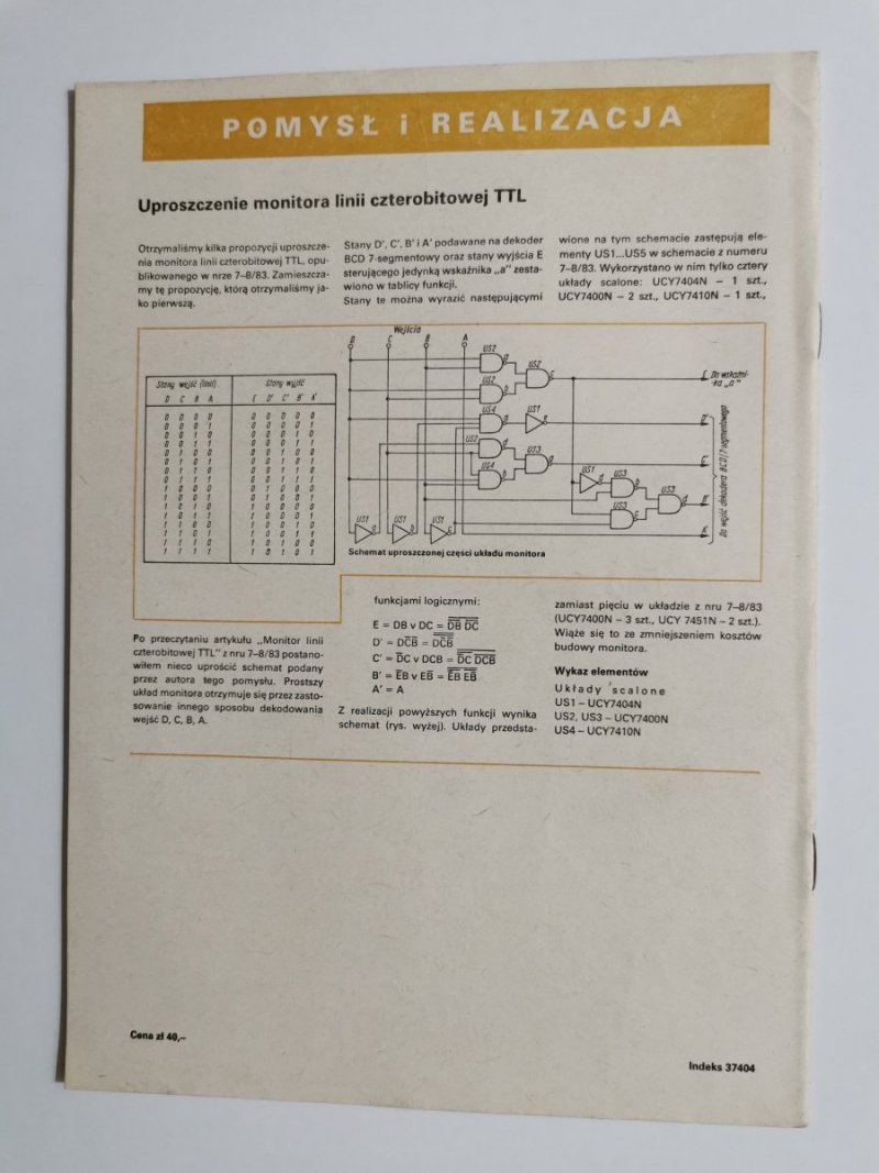 RADIOELEKTRONIK NR 7'84