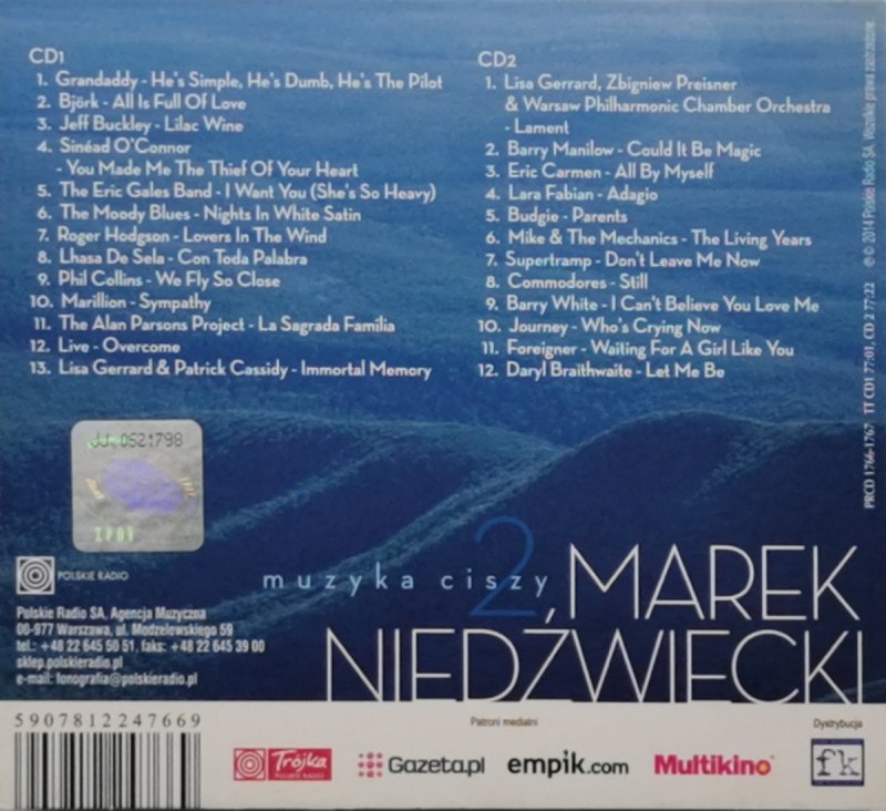 CD. MUZYKA CISZY 2 - Marek Niedźwiecki