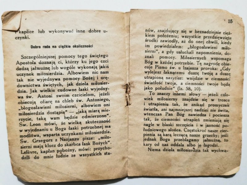NABOŻEŃSTWO DO ŚW. JUDY TADEUSZA. 1949 - Stanisław Szpetnara
