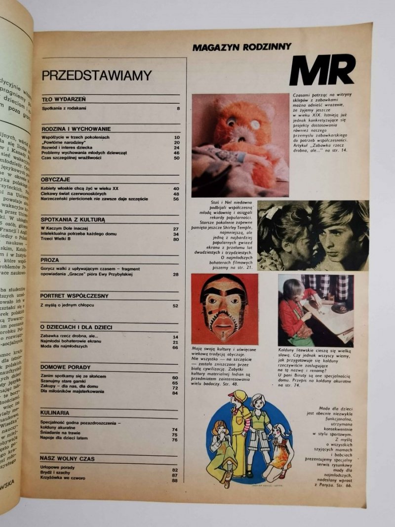 MAGAZYN RODZINNY CZERWIEC 1974 NR 6/6