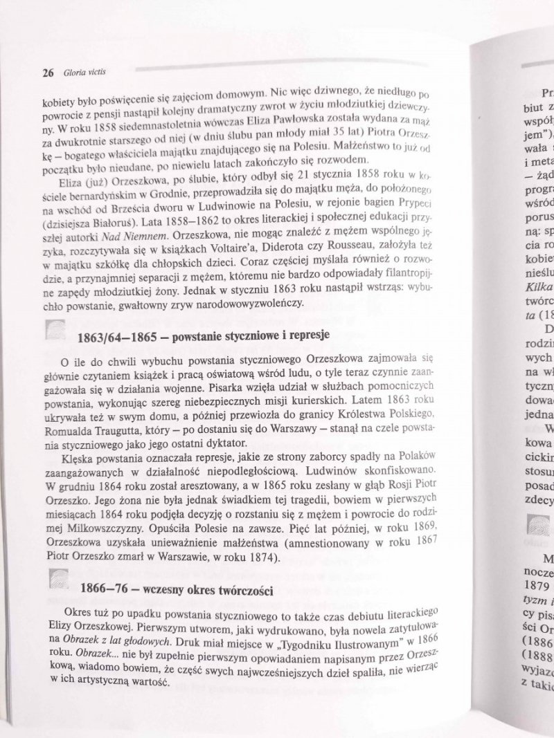 GLORIA VICTIS. LEKTURA Z OPRACOWANIEM - Eliza Orzeszkowa 2008