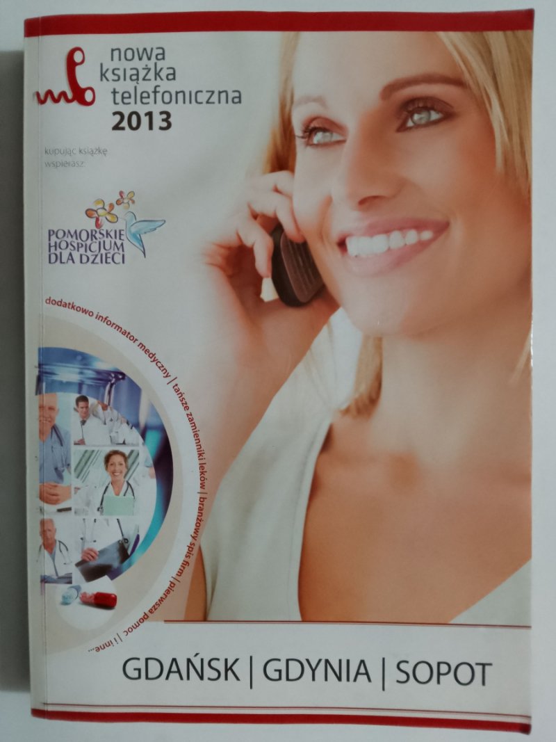 NOWA KSIĄŻKA TELEFONICZNA 2013 GDAŃSK GDYNIA SOPOT