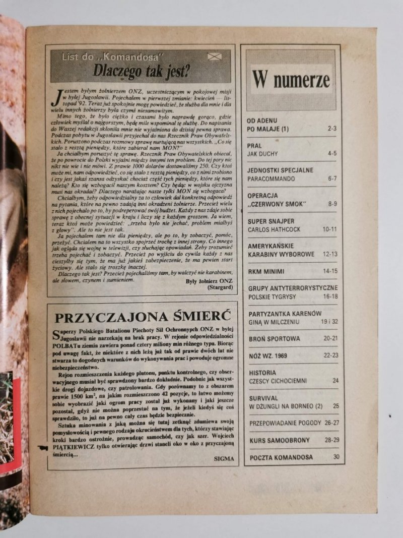 KOMANDOS NR 5 (16) 93 GINĄ W MILCZENIU