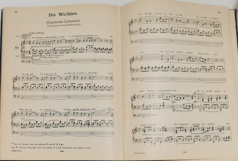 AUSERLESENE STUCKE AUS OPERN VON RICHARD WAGNER FUR HARMONIUM 