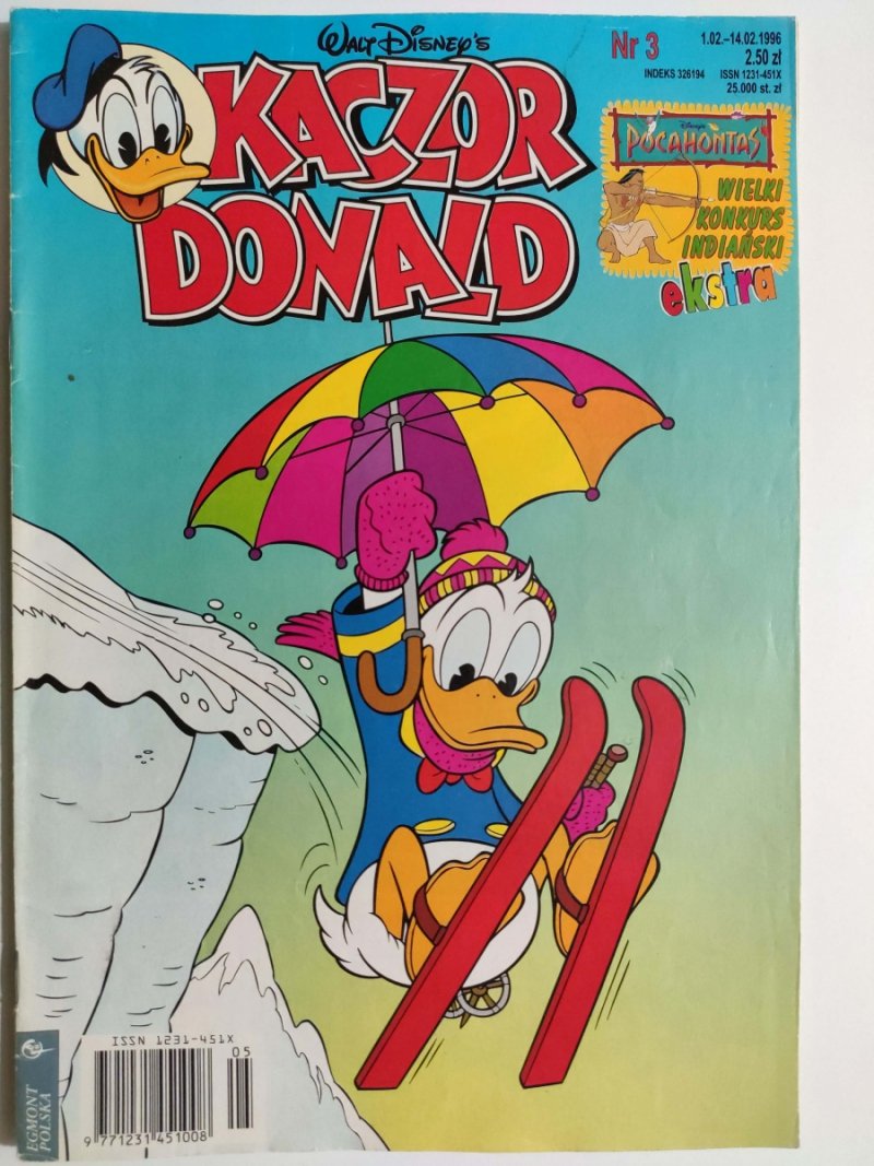 KACZOR DONALD NR 3/1996 – BEZ DODATKÓW
